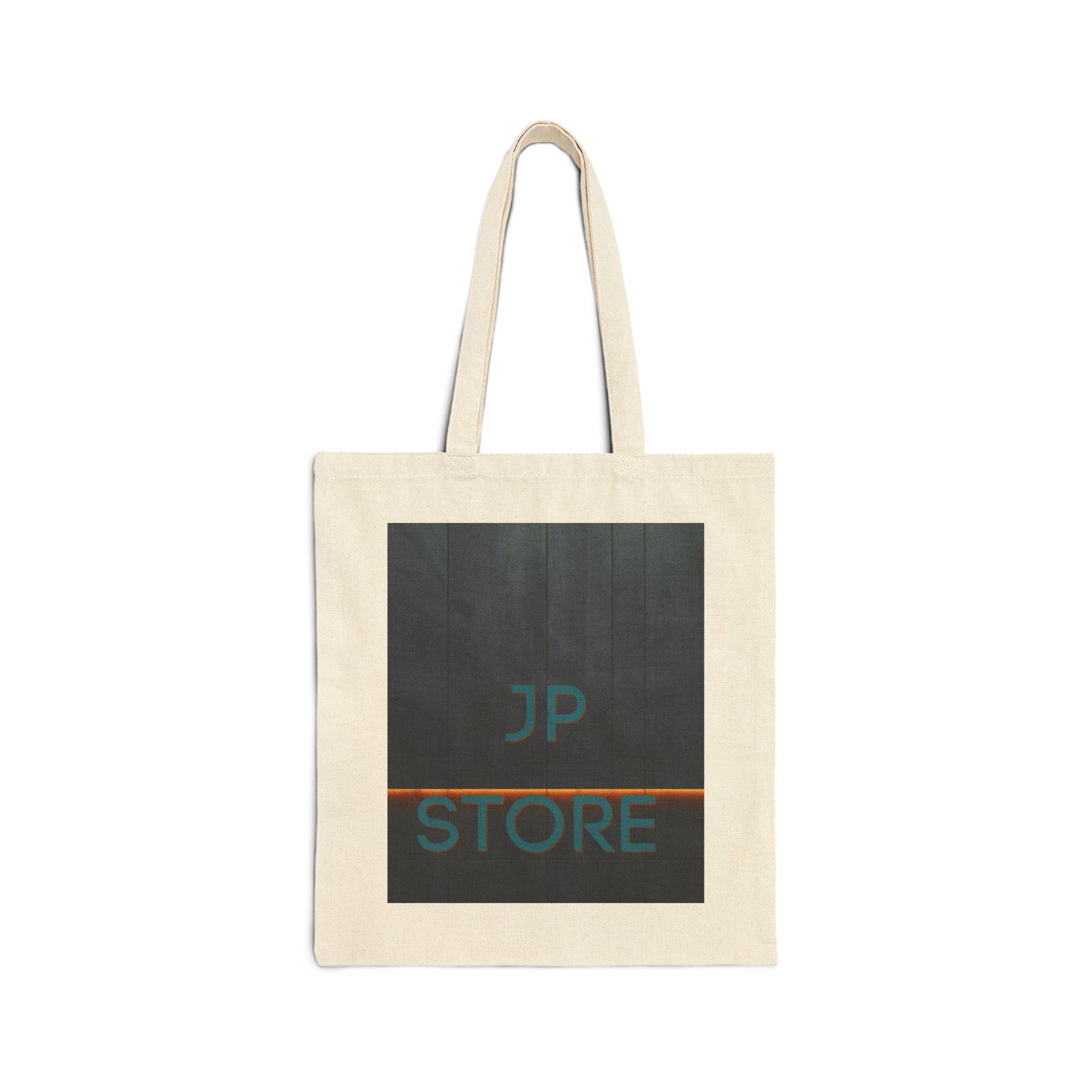 Canvas Tote Bag — Minimal JP Store Logo Eco Shopper