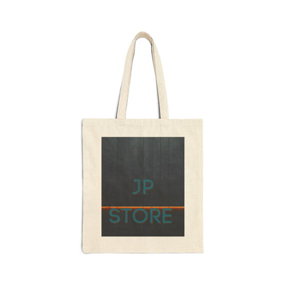 Canvas Tote Bag — Minimal JP Store Logo Eco Shopper