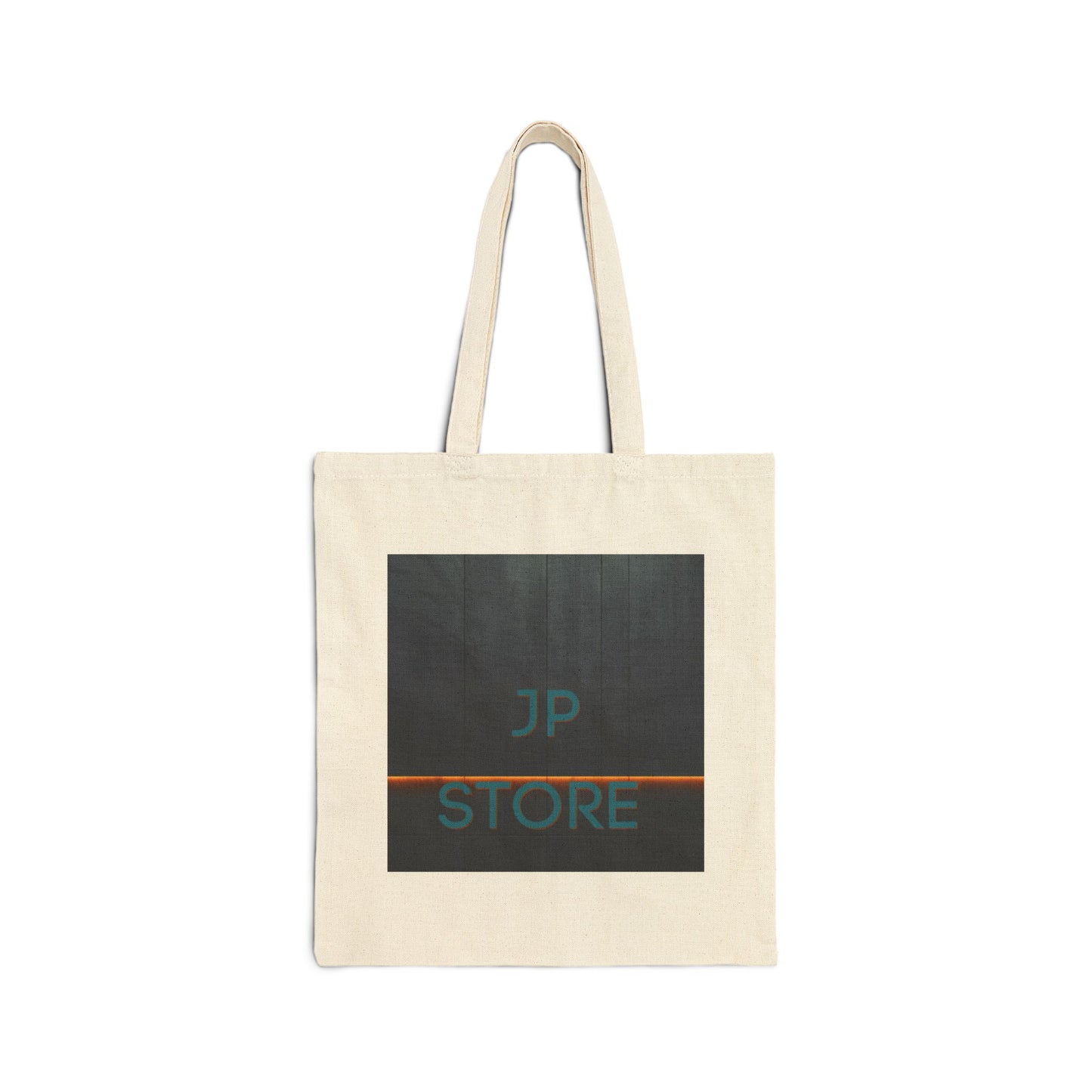 Canvas Tote Bag — Minimal JP Store Logo Eco Shopper